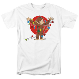 Curious George Lights - Men's Regular Fit T-Shirt Men's Regular Fit T-Shirt Curious George   