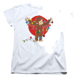 Curious George Lights - Women's T-Shirt Women's T-Shirt Curious George   