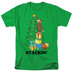 Curious George Stackin - Men's Regular Fit T-Shirt Men's Regular Fit T-Shirt Curious George   