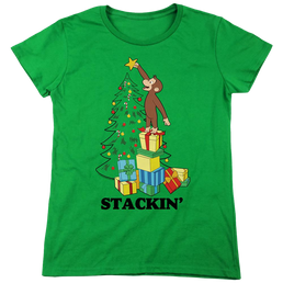Curious George Stackin - Women's T-Shirt Women's T-Shirt Curious George   