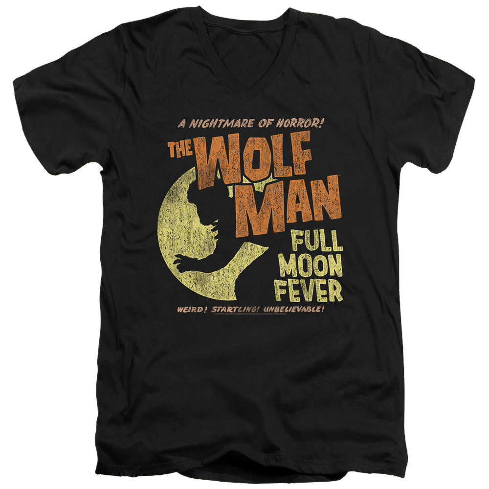 Universal Monsters Full Moon Fever - Men's V-Neck T-Shirt Men's V-Neck T-Shirt Universal Monsters   