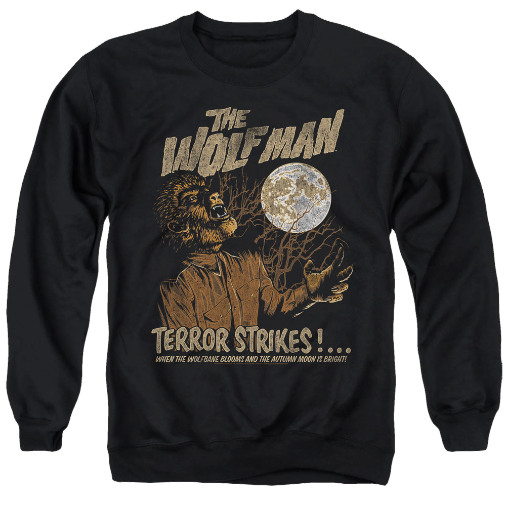 Universal Monsters Terror Strikes - Men's Crewneck Sweatshirt Men's Crewneck Sweatshirt Universal Monsters   