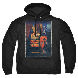 Universal Monsters Mummy One Sheet - Pullover Hoodie Pullover Hoodie Universal Monsters   