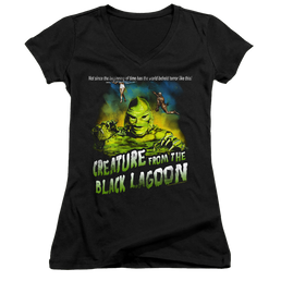 Universal Monsters Not Since The Beginning - Juniors V-Neck T-Shirt Juniors V-Neck T-Shirt Universal Monsters   