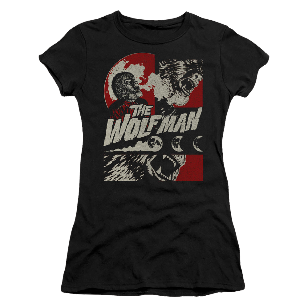 Universal Monsters When The Wolfbane Blooms - Juniors T-Shirt Juniors T-Shirt Universal Monsters   