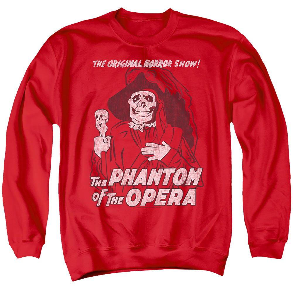 Universal Monsters The Phantom - Men's Crewneck Sweatshirt Men's Crewneck Sweatshirt Universal Monsters   