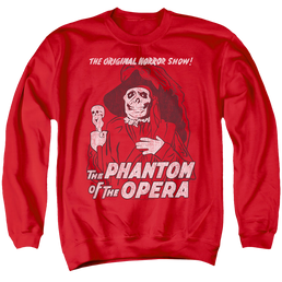 Universal Monsters The Phantom - Men's Crewneck Sweatshirt Men's Crewneck Sweatshirt Universal Monsters   