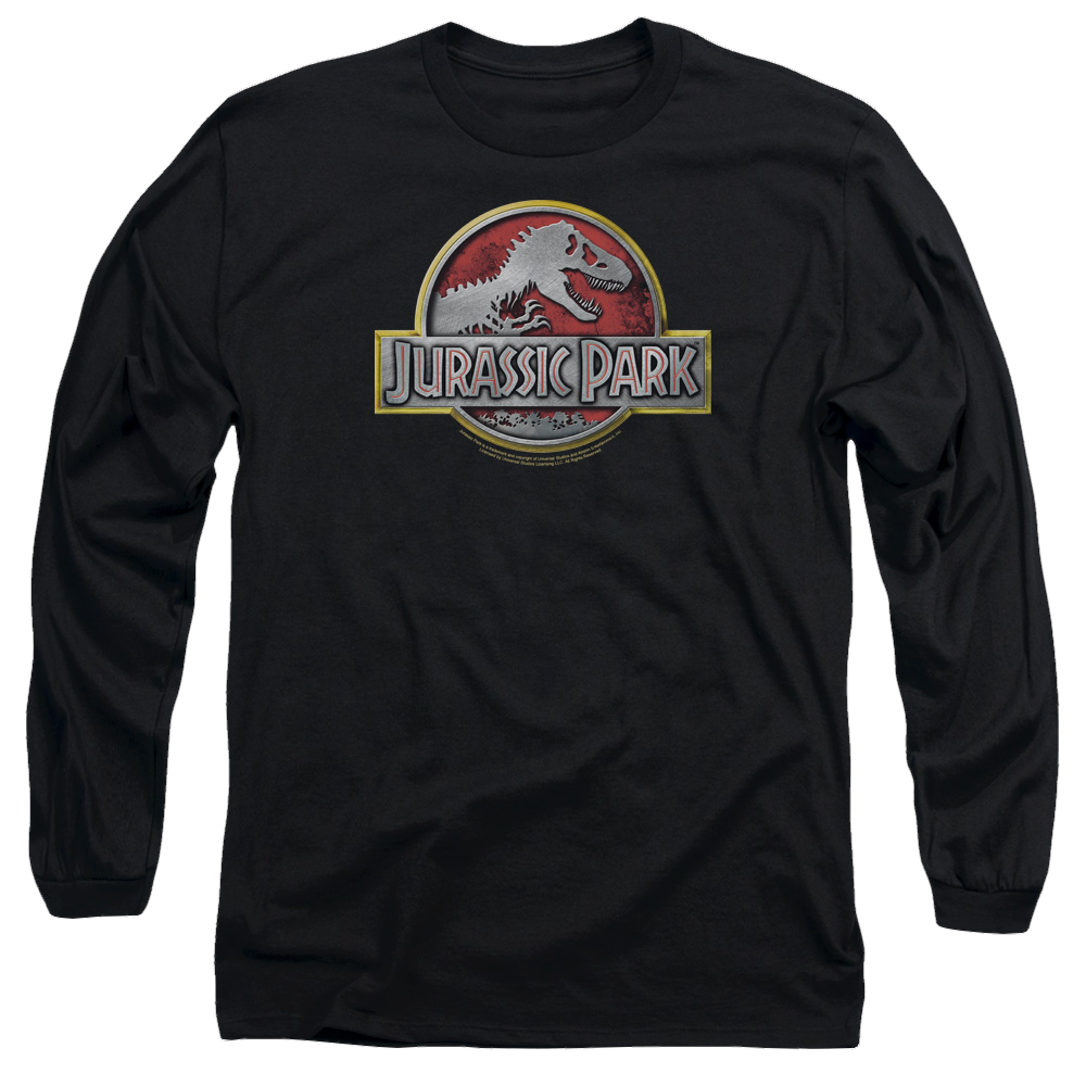 Jurassic Park Logo Men's Long Sleeve T-Shirt Men's Long Sleeve T-Shirt Jurassic Park   