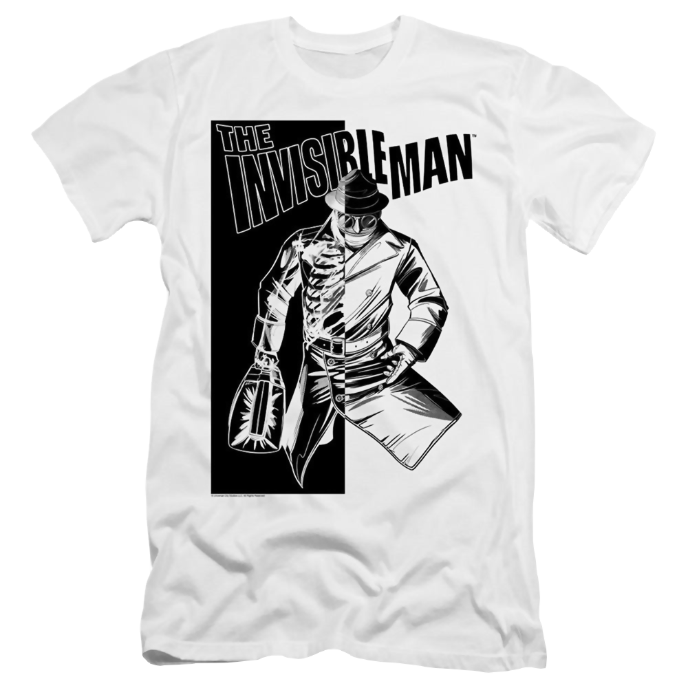 Universal Monsters Who I Am - Men's Premium Slim Fit T-Shirt Men's Premium Slim Fit T-Shirt Universal Monsters   