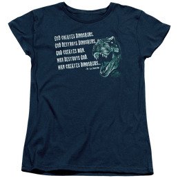 Jurassic Park God Creates Dinosaurs Women's T-Shirt Women's T-Shirt Jurassic Park   