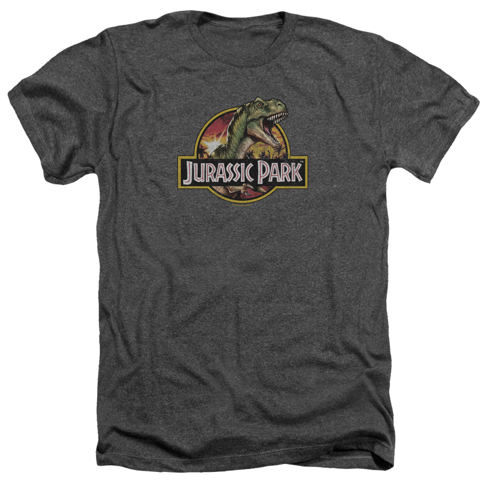 Jurassic Park Retro Rex Men's Heather T-Shirt Men's Heather T-Shirt Jurassic Park   