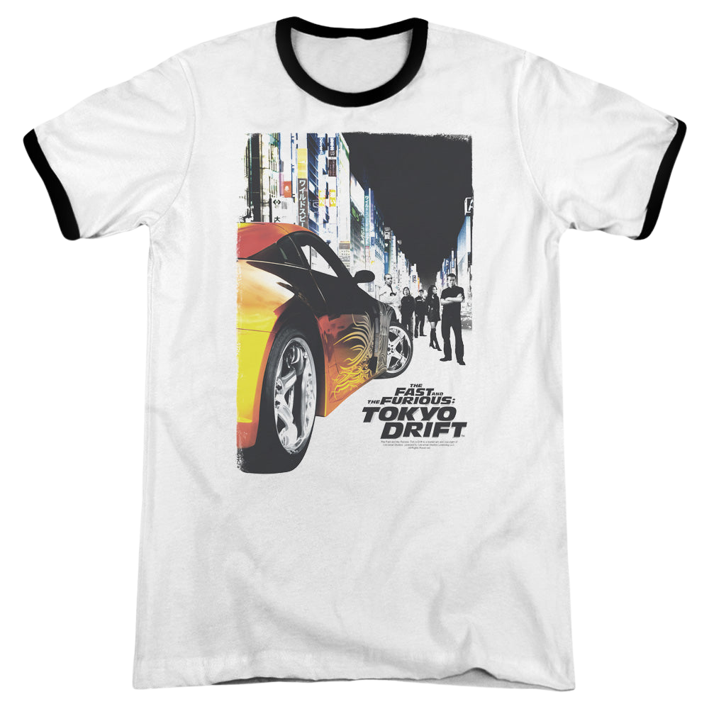 Fast and Furious Poster - Men's Ringer T-Shirt Men's Ringer T-Shirt Fast and Furious   