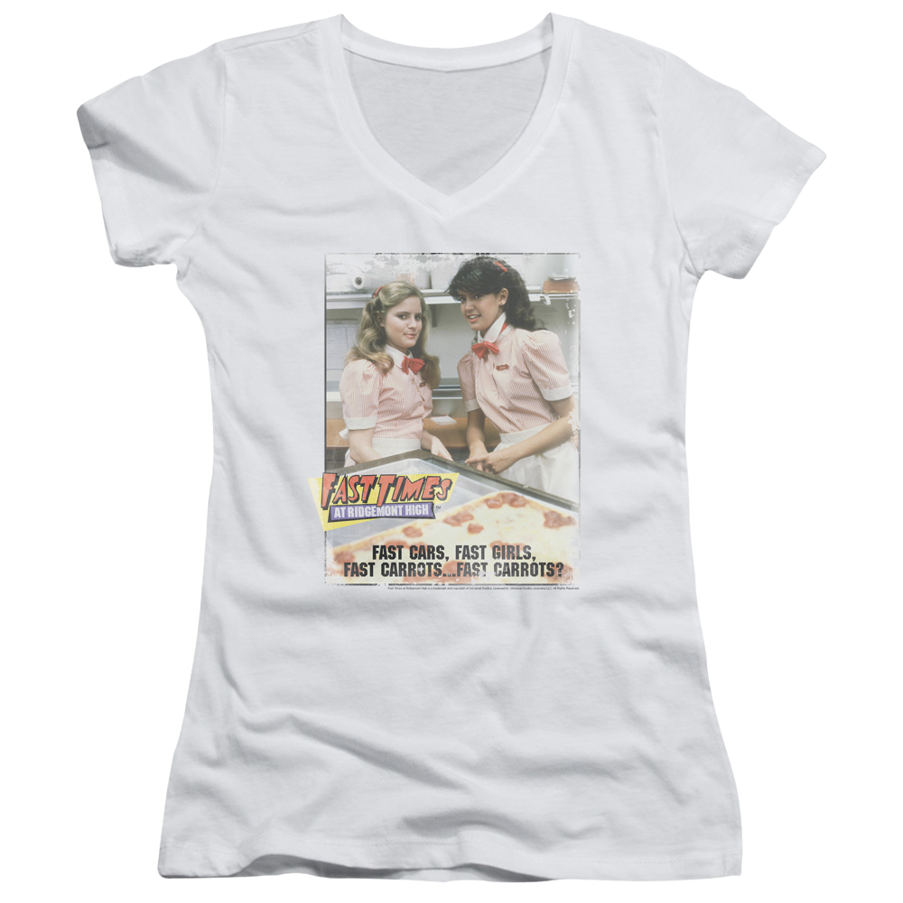 Fast Times at Ridgemont High Fast Carrots - Juniors V-Neck T-Shirt Juniors V-Neck T-Shirt Fast Times at Ridgemont High   