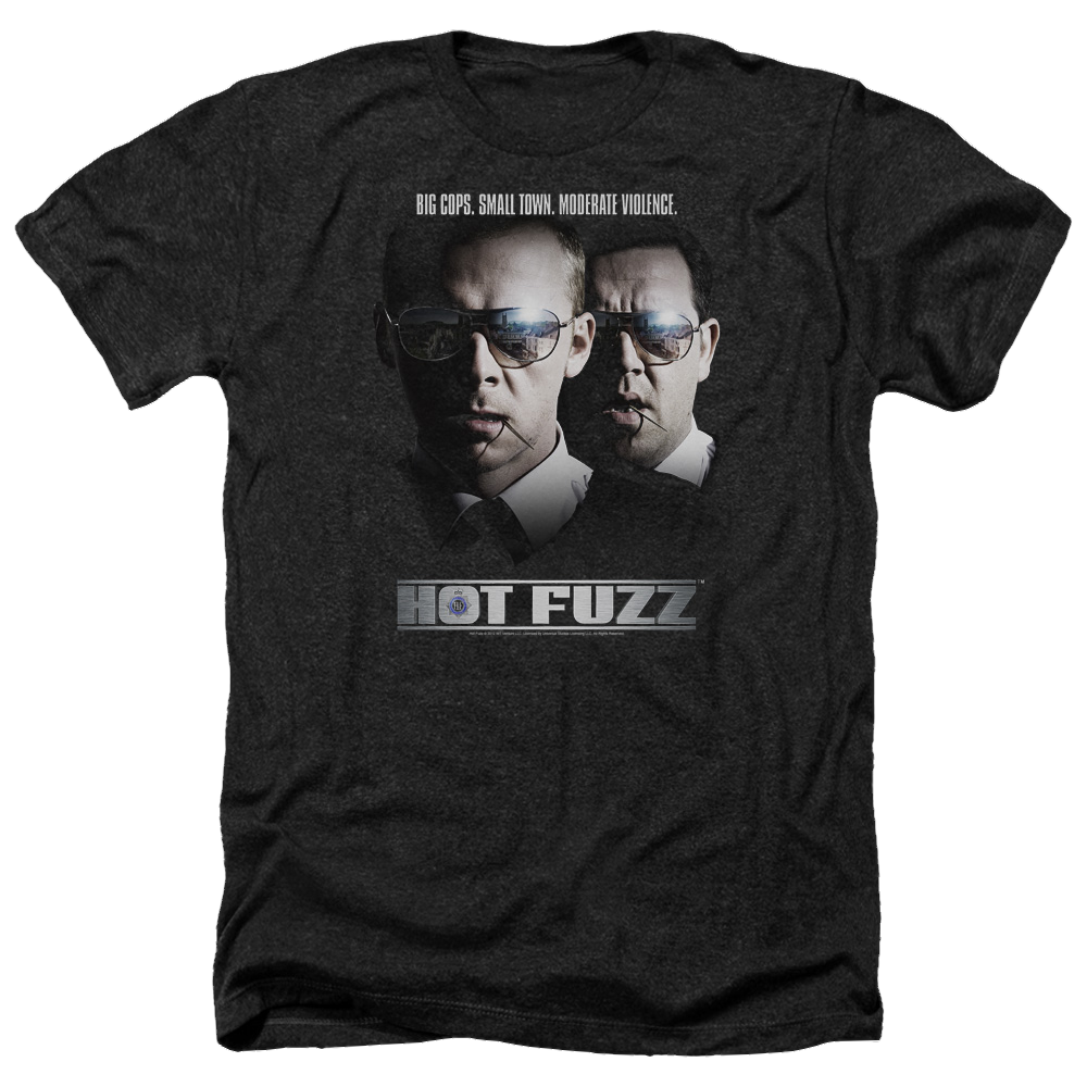 Hot Fuzz Big Cops - Men's Heather T-Shirt Men's Heather T-Shirt Hot Fuzz   