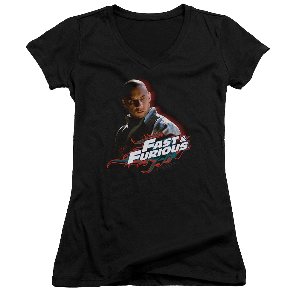 Fast and Furious Toretto - Juniors V-Neck T-Shirt Juniors V-Neck T-Shirt Fast and Furious   