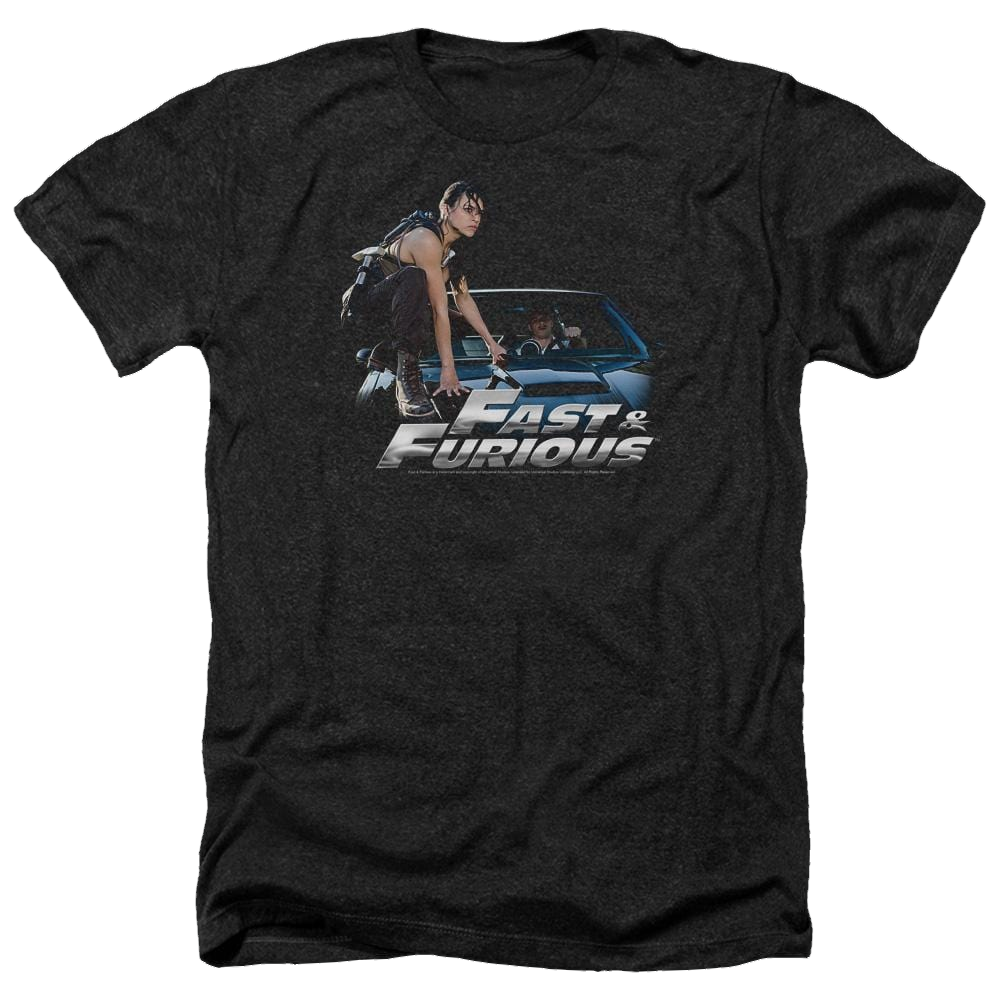 Fast and Furious Car Ride - Men's Heather T-Shirt Men's Heather T-Shirt Fast and Furious   