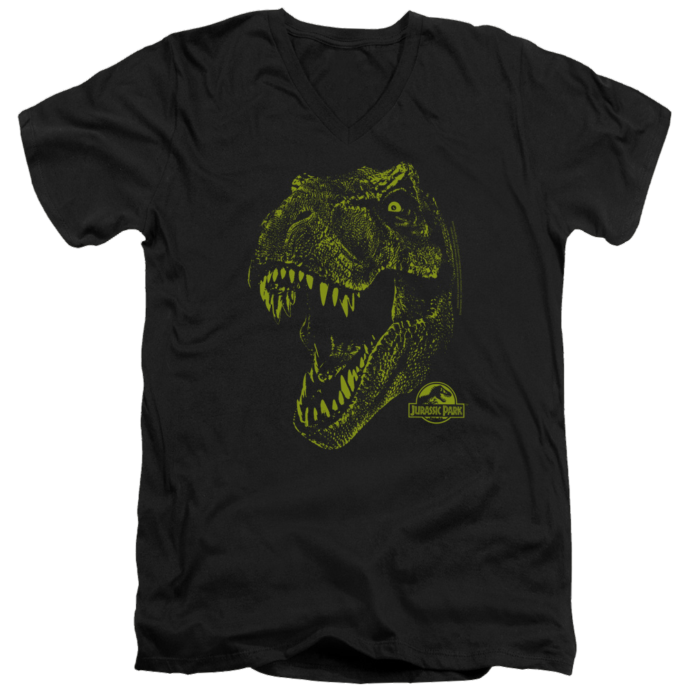 Jurassic Park Rex Mount Men's V-Neck T-Shirt Men's V-Neck T-Shirt Jurassic Park   