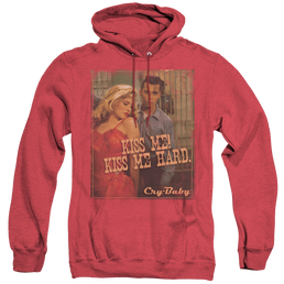 Cry Baby Kiss Me - Heather Pullover Hoodie Heather Pullover Hoodie Cry Baby   