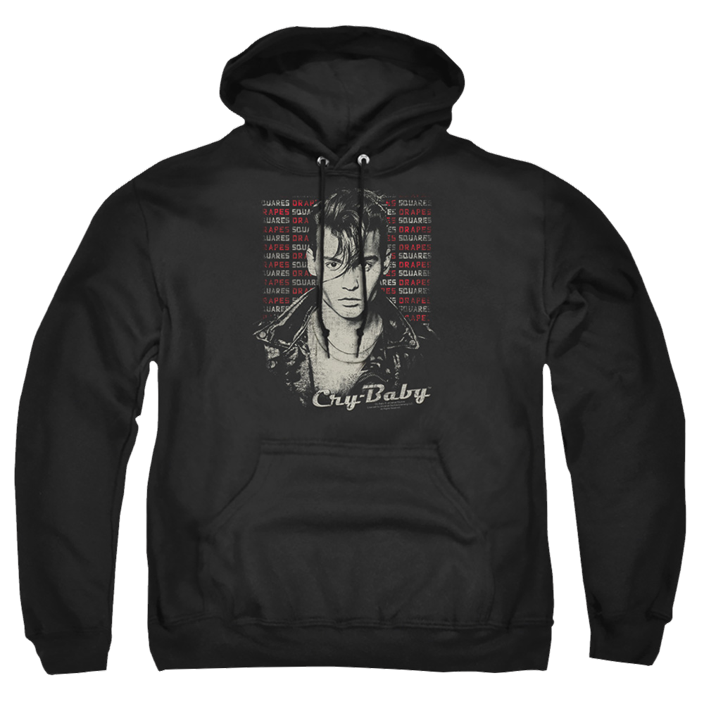 Cry Baby Drapes & Squares - Pullover Hoodie Pullover Hoodie Cry Baby   