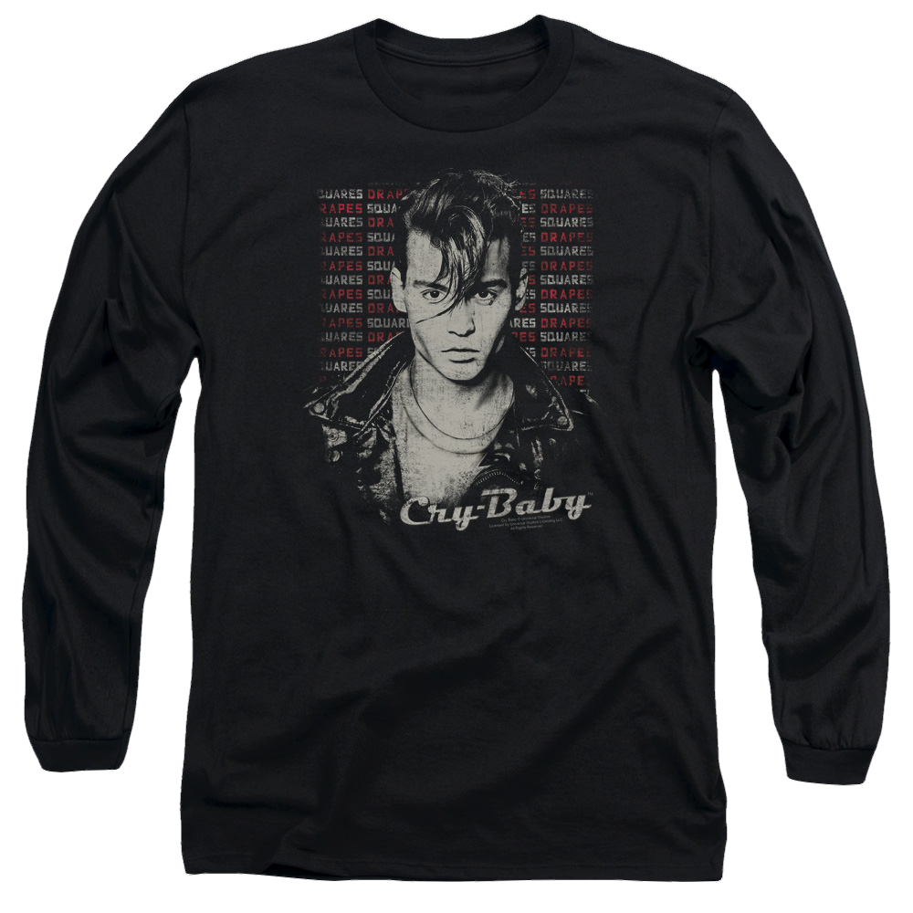 Cry Baby Drapes & Squares - Men's Long Sleeve T-Shirt Men's Long Sleeve T-Shirt Cry Baby   