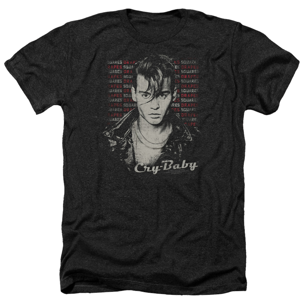 Cry Baby Drapes & Squares - Men's Heather T-Shirt Men's Heather T-Shirt Cry Baby   