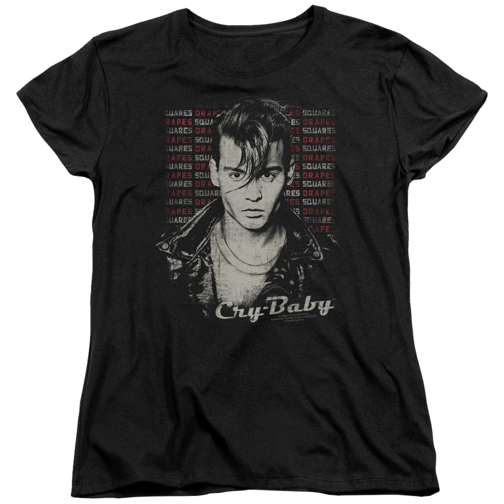 Cry Baby Drapes & Squares - Women's T-Shirt Women's T-Shirt Cry Baby   