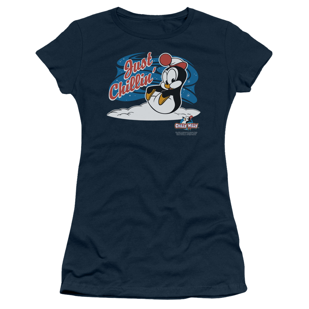 Chilly Willy Just Chillin - Juniors T-Shirt Juniors T-Shirt Chilly Willy   
