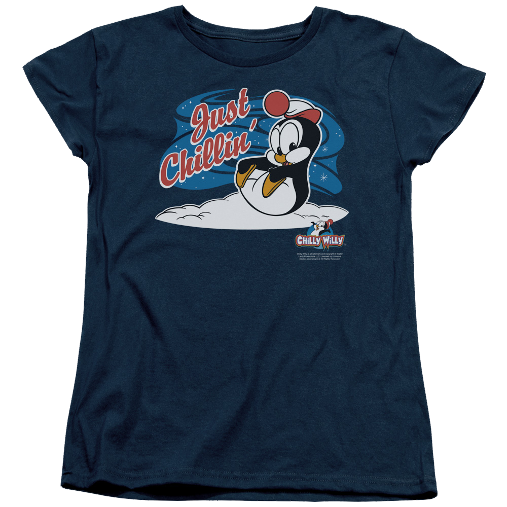 Chilly Willy Just Chillin - Women's T-Shirt Women's T-Shirt Chilly Willy   