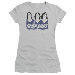 Slap Shot Brothers - Juniors T-Shirt Juniors T-Shirt Slap Shot   