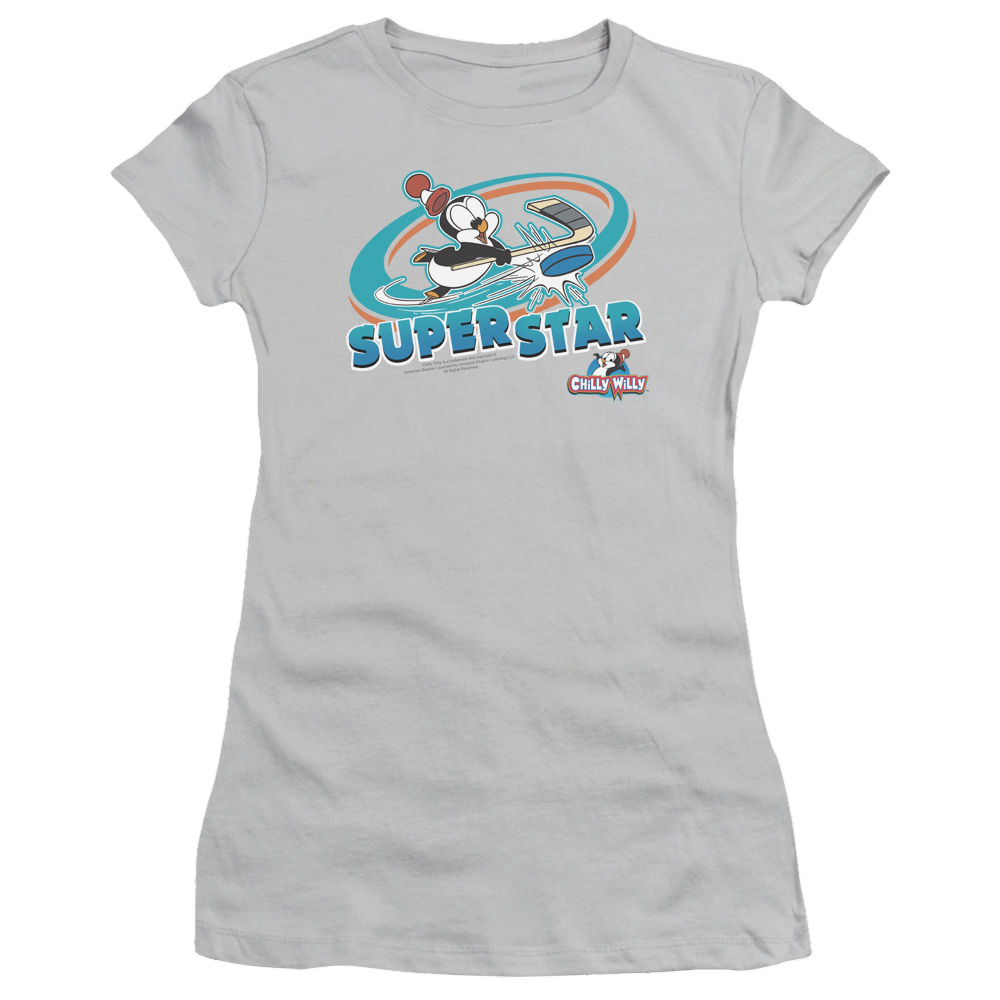 Chilly Willy Slap Shot - Juniors T-Shirt Juniors T-Shirt Chilly Willy   