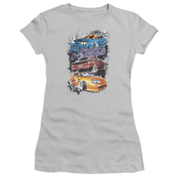 Fast and Furious Smokin Street Cars - Juniors T-Shirt Juniors T-Shirt Fast and Furious   