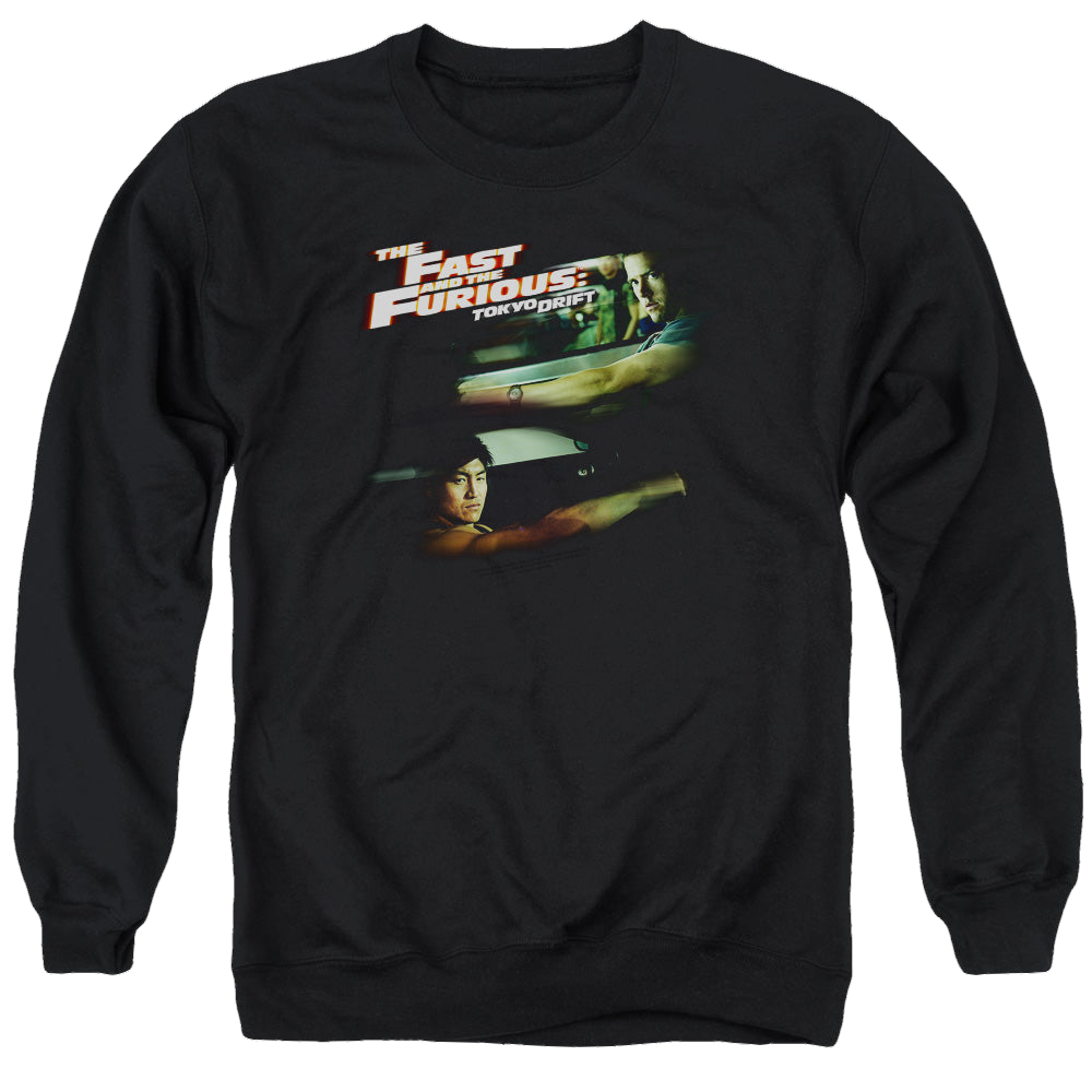 Fast and Furious Drifting Together - Men's Crewneck Sweatshirt Men's Crewneck Sweatshirt Fast and Furious   