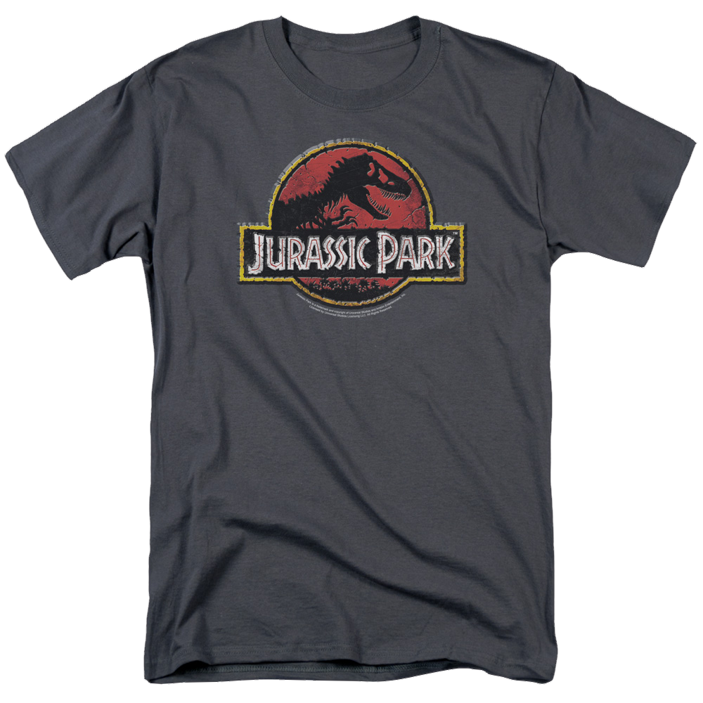 Jurassic Park Stone Logo Men's Regular Fit T-Shirt Men's Regular Fit T-Shirt Jurassic Park   