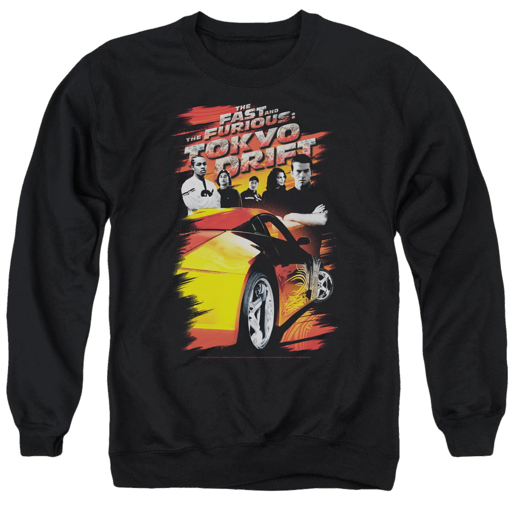 Fast and Furious Drifting Crew - Men's Crewneck Sweatshirt Men's Crewneck Sweatshirt Fast and Furious   