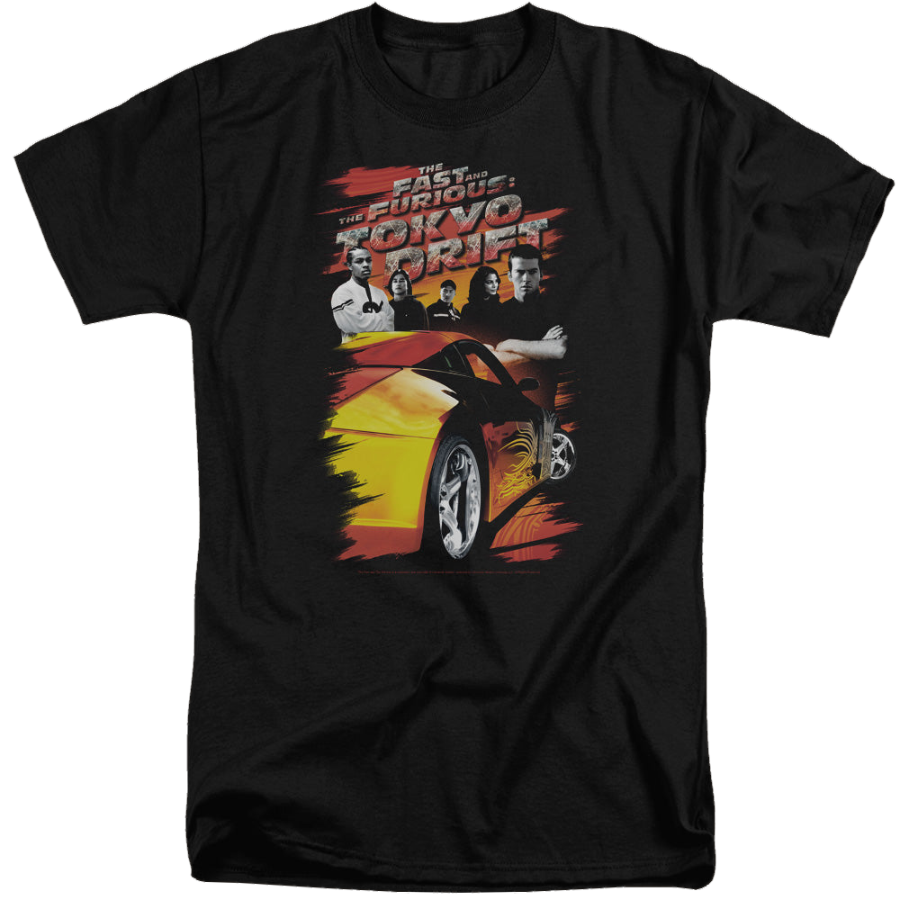 Fast and Furious Drifting Crew - Men's Tall Fit T-Shirt Men's Tall Fit T-Shirt Fast and Furious   