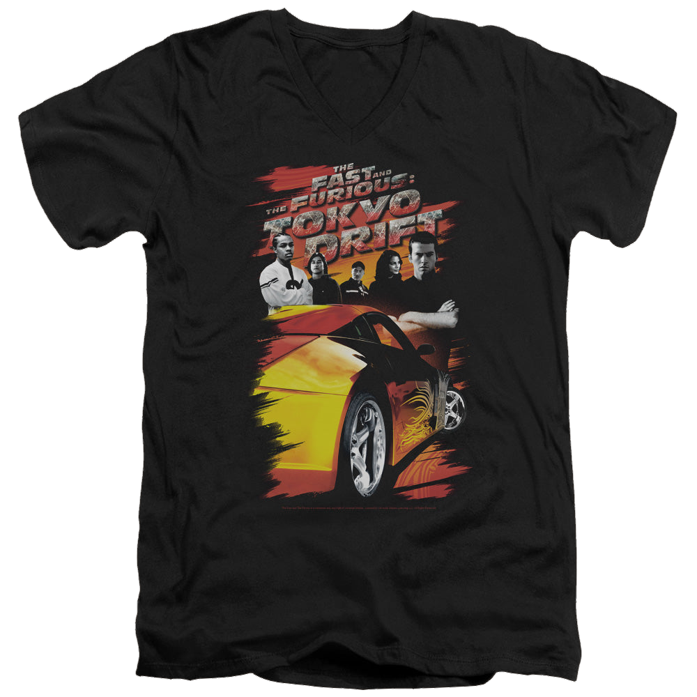 Fast and Furious Drifting Crew - Men's V-Neck T-Shirt Men's V-Neck T-Shirt Fast and Furious   