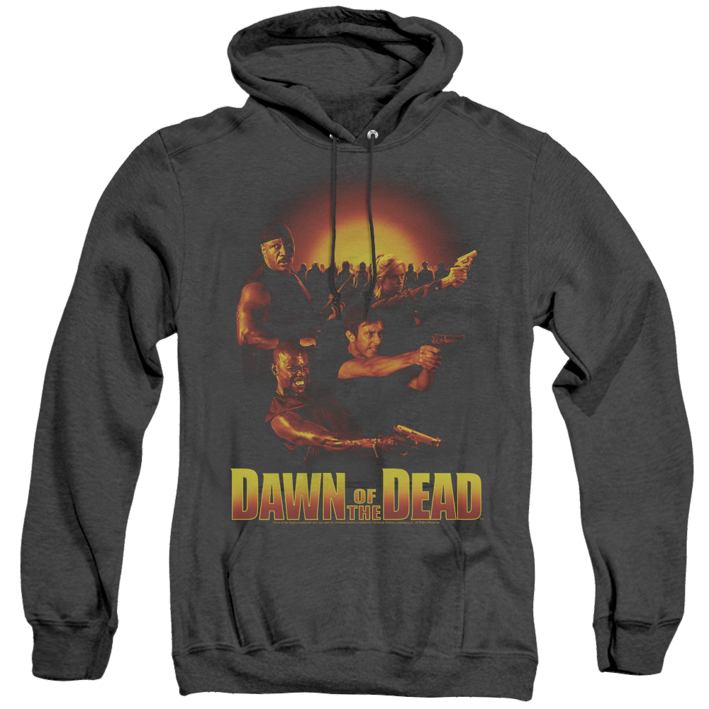Dawn of the Dead Dawn Collage - Heather Pullover Hoodie Heather Pullover Hoodie Dawn of the Dead   