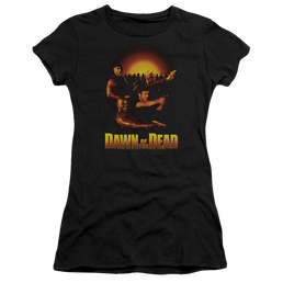 Dawn of the Dead Dawn Collage - Juniors T-Shirt Juniors T-Shirt Dawn of the Dead   