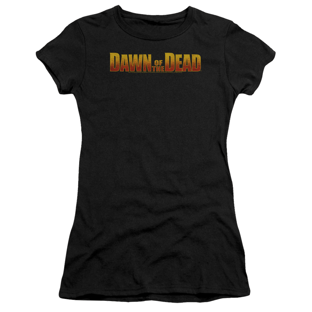 Dawn of the Dead Dawn Logo - Juniors T-Shirt Juniors T-Shirt Dawn of the Dead   