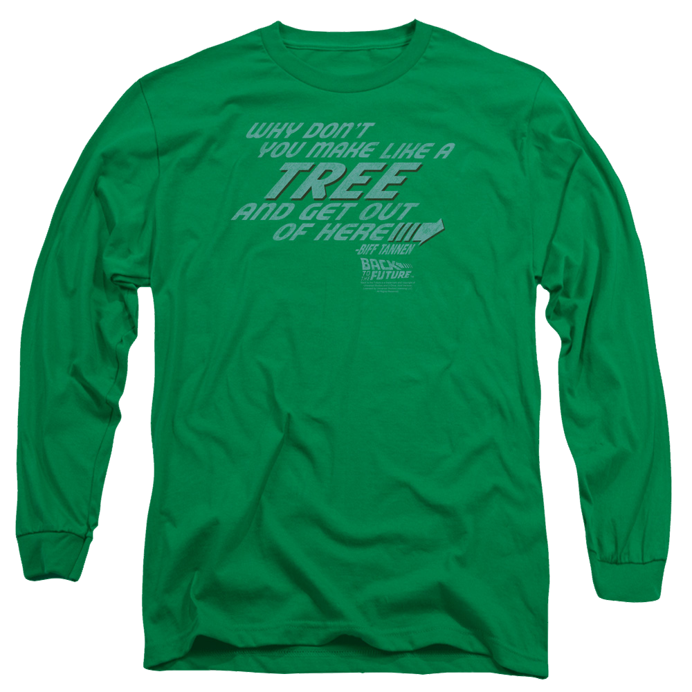 Back To The Future Make Like A Tree - Men's Long Sleeve T-Shirt Men's Long Sleeve T-Shirt Back to the Future   