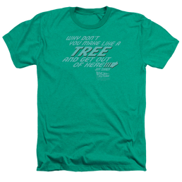 Back To The Future Make Like A Tree - Men's Heather T-Shirt Men's Heather T-Shirt Back to the Future   