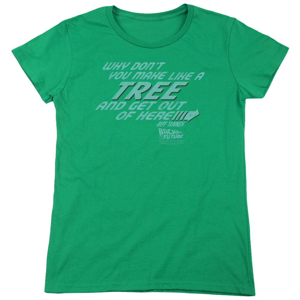 Back To The Future Make Like A Tree - Women's T-Shirt Women's T-Shirt Back to the Future   