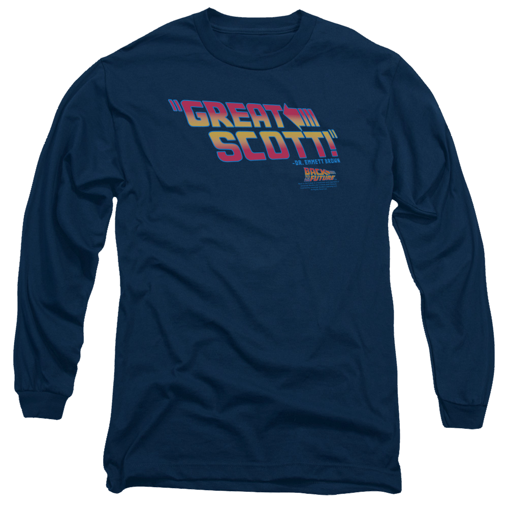 Back To The Future Great Scott - Men's Long Sleeve T-Shirt Men's Long Sleeve T-Shirt Back to the Future   