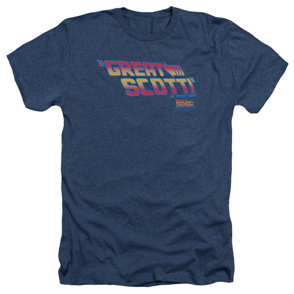Back To The Future Great Scott - Men's Heather T-Shirt Men's Heather T-Shirt Back to the Future   