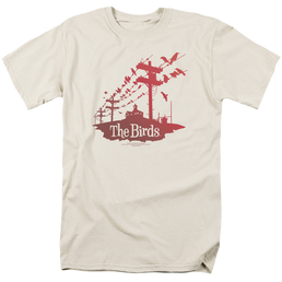 Birds, The On A Wire - Men's Regular Fit T-Shirt Men's Regular Fit T-Shirt Birds   