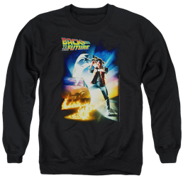 Back To The Future Poster - Men's Crewneck Sweatshirt Men's Crewneck Sweatshirt Back to the Future   