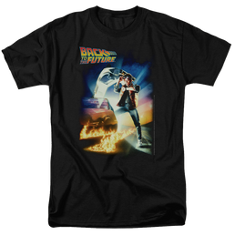Back To The Future Poster - Men's Regular Fit T-Shirt Men's Regular Fit T-Shirt Back to the Future   
