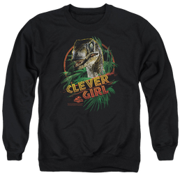 Jurassic Park Clever Girl Men's Crewneck Sweatshirt Men's Crewneck Sweatshirt Jurassic Park   