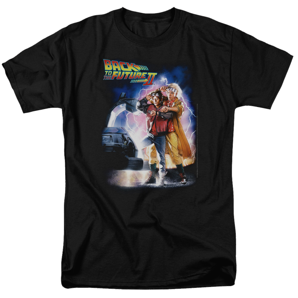 Back to the Future Trilogy Poster - Men's Regular Fit T-Shirt Men's Regular Fit T-Shirt Back to the Future   