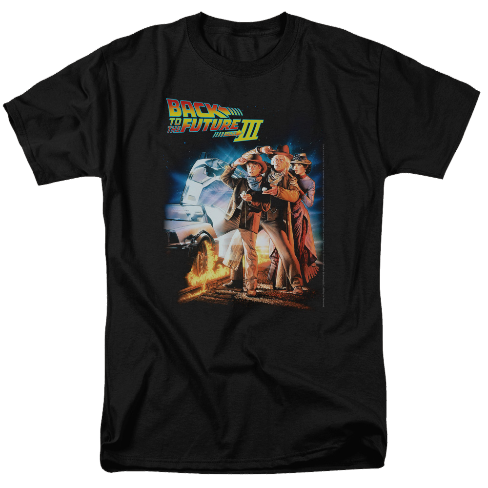 Back to the Future Trilogy Poster - Men's Regular Fit T-Shirt Men's Regular Fit T-Shirt Back to the Future   